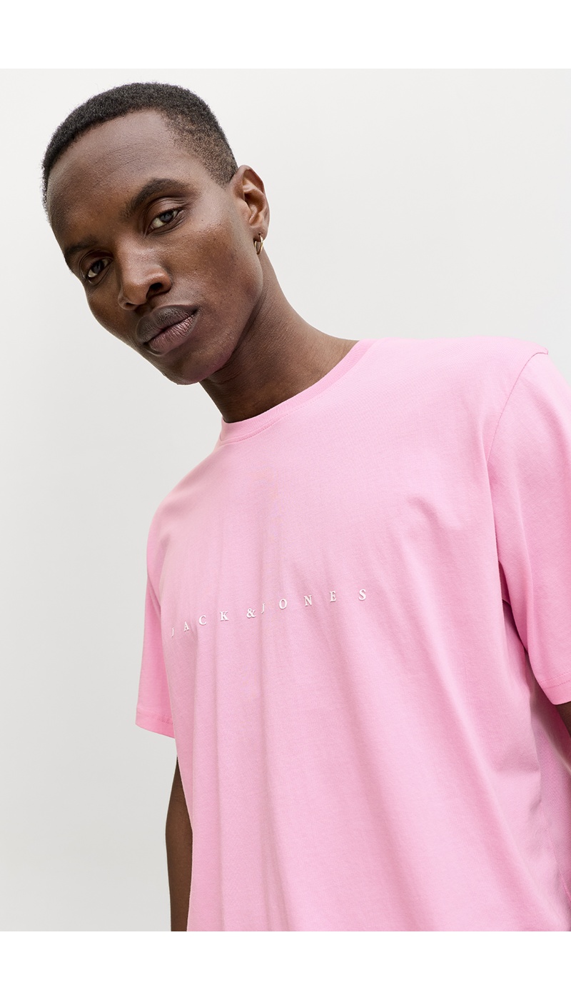 JACKandJONES PRISM PINK T-SHIRTS MC