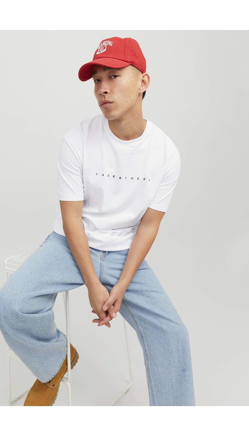 JACKandJONES COTTON 178074 T-SHIRTS MC
