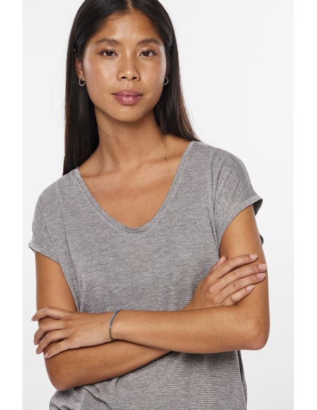 Camiseta Brillant Gris PCBILLO PARTES - 5 | TOPOS