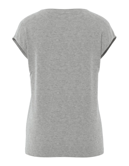 PIECES LIGHT GREY T-SHIRTS MC