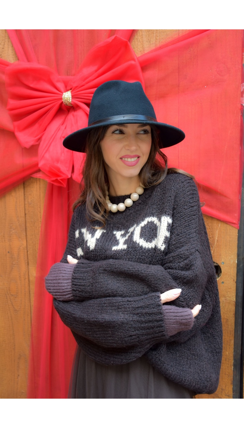 rosaway copperose NEW YO MARRON PULL FEMME