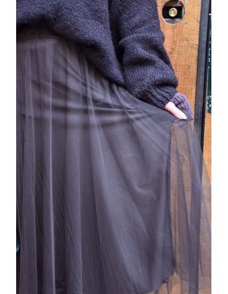 Jupe Tulle Marron ELODIE