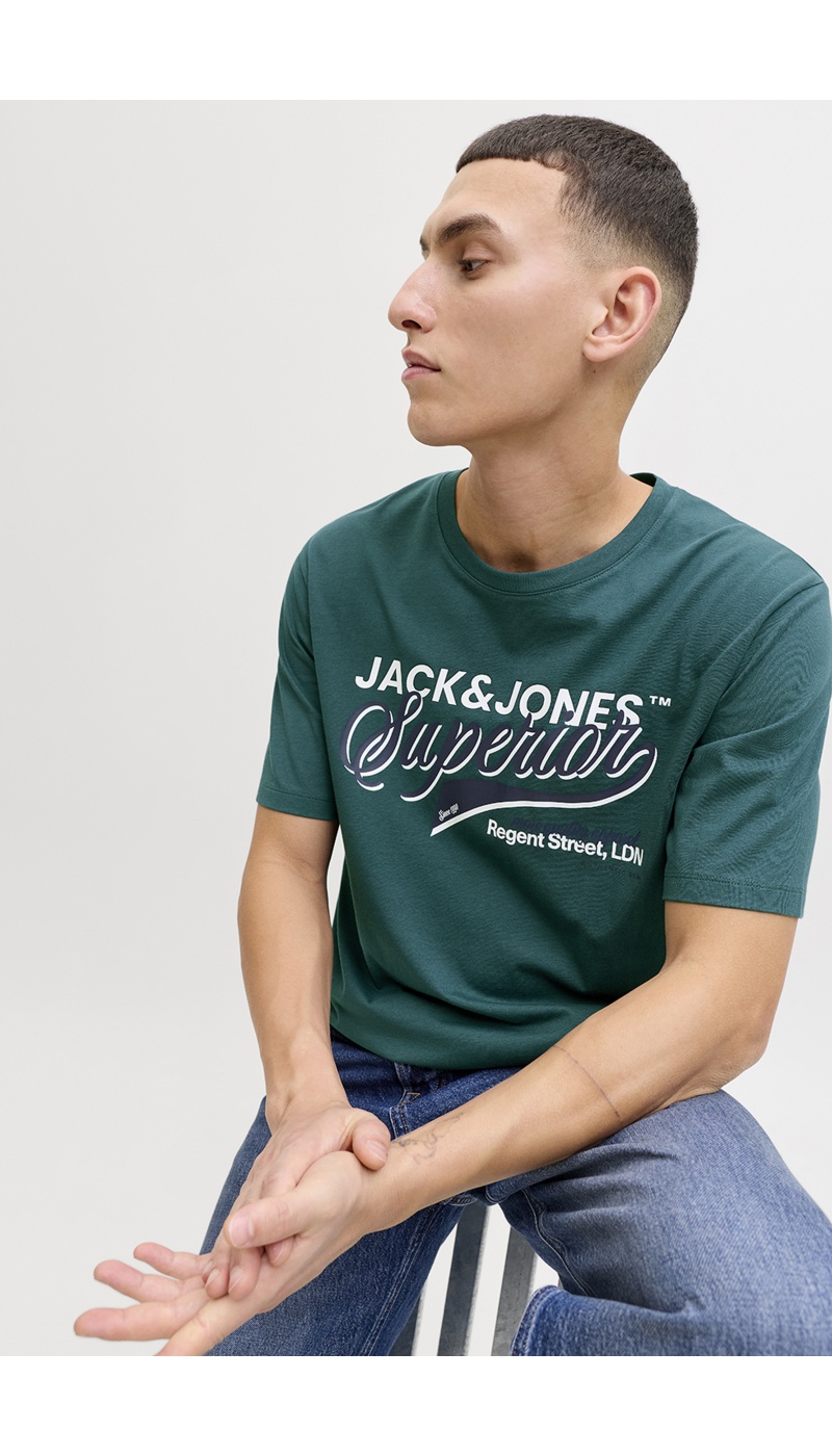 JACKandJONES COTTON 177498 T-SHIRTS MC