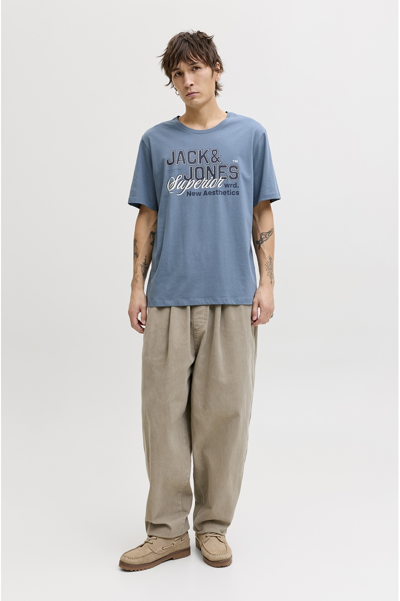 JACKandJONES COTTON 176533 T-SHIRTS MC