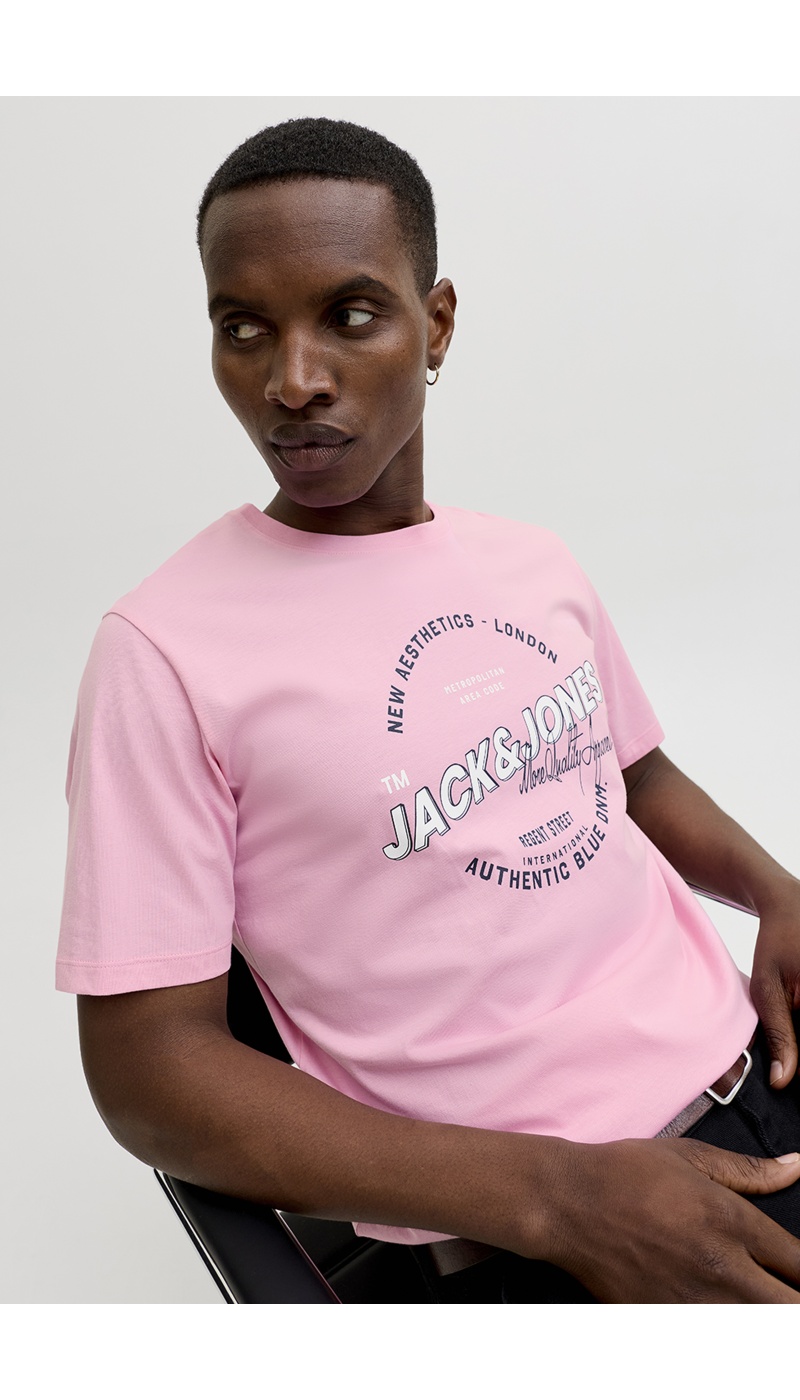 JACKandJONES COTTON 176927 T-SHIRTS MC
