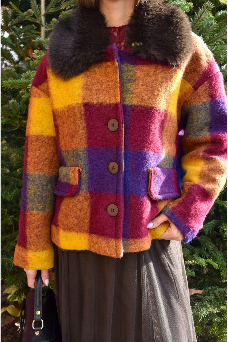 Veste Carreaux Multi ROMANCE 2