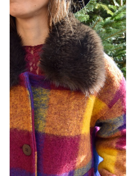 Veste Carreaux Multi ROMANCE