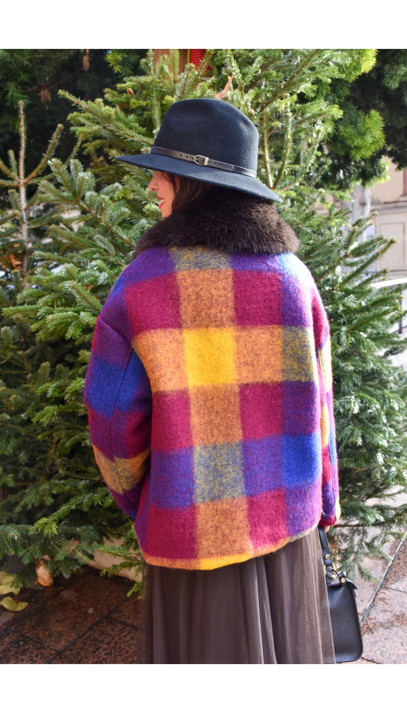 Veste Carreaux Multi ROMANCE