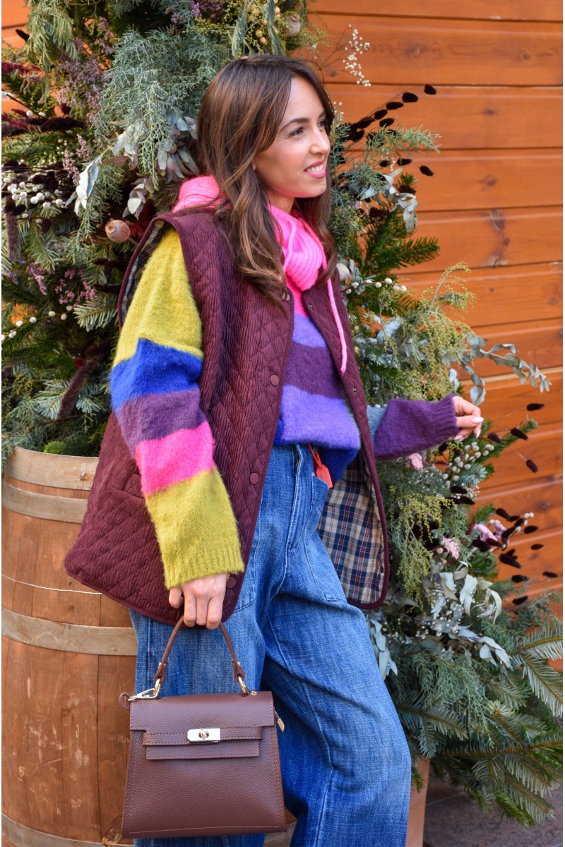 Veste Velours Bordeaux EDITH 2