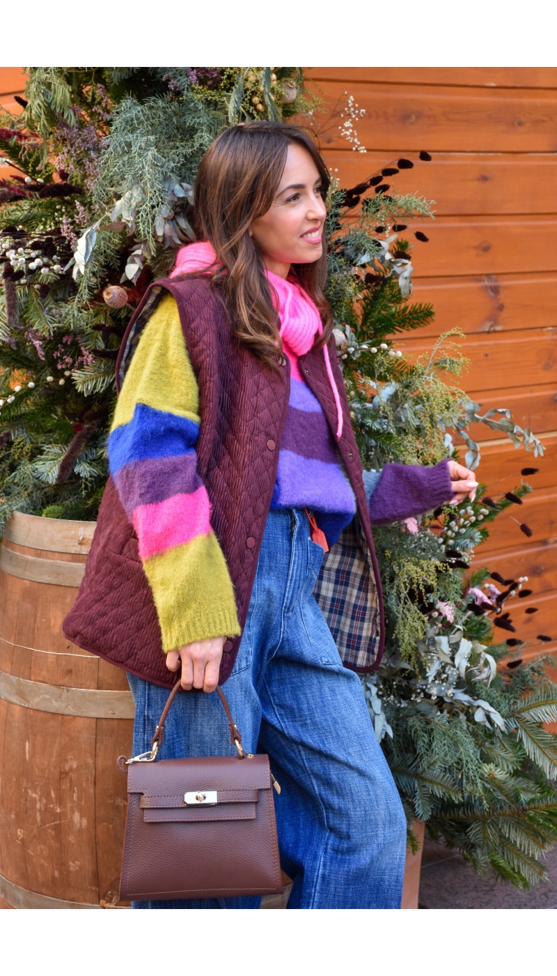 Veste Velours Bordeaux EDITH