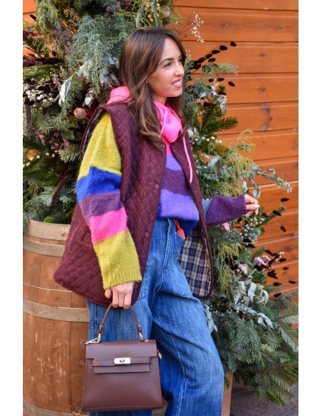 Veste Velours Bordeaux EDITH