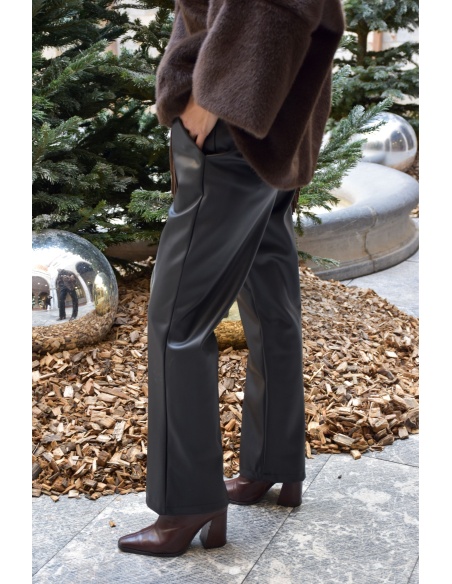 SEE YOU AGAIN SARL AROMA  NOIR PANTALON FEMME