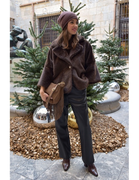 SEE YOU AGAIN SARL AROMA  NOIR PANTALON FEMME