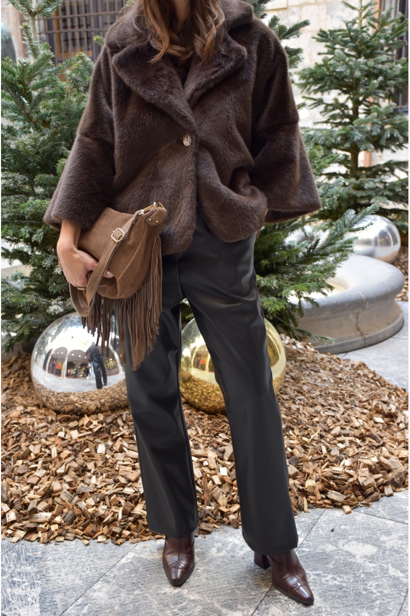 SEE YOU AGAIN SARL AROMA  NOIR PANTALON FEMME 2