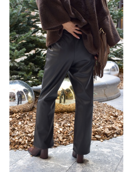 SEE YOU AGAIN SARL AROMA  NOIR PANTALON FEMME