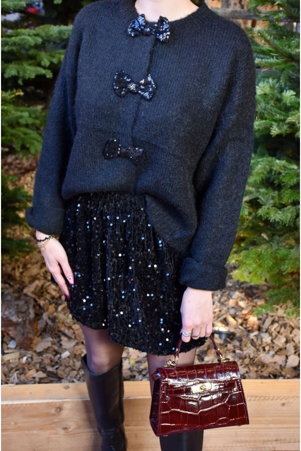 Short Sequins Noir MAE Noho - 1 | BAS 2