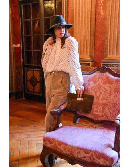 Chemisier Dentelle Ecru LOLITA