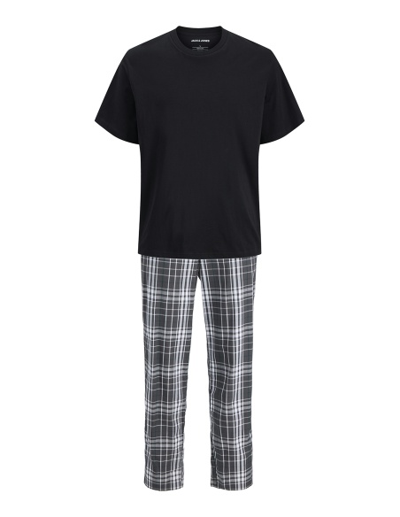 JACKandJONES ASPHAL BLACK T-SHIRTS MC