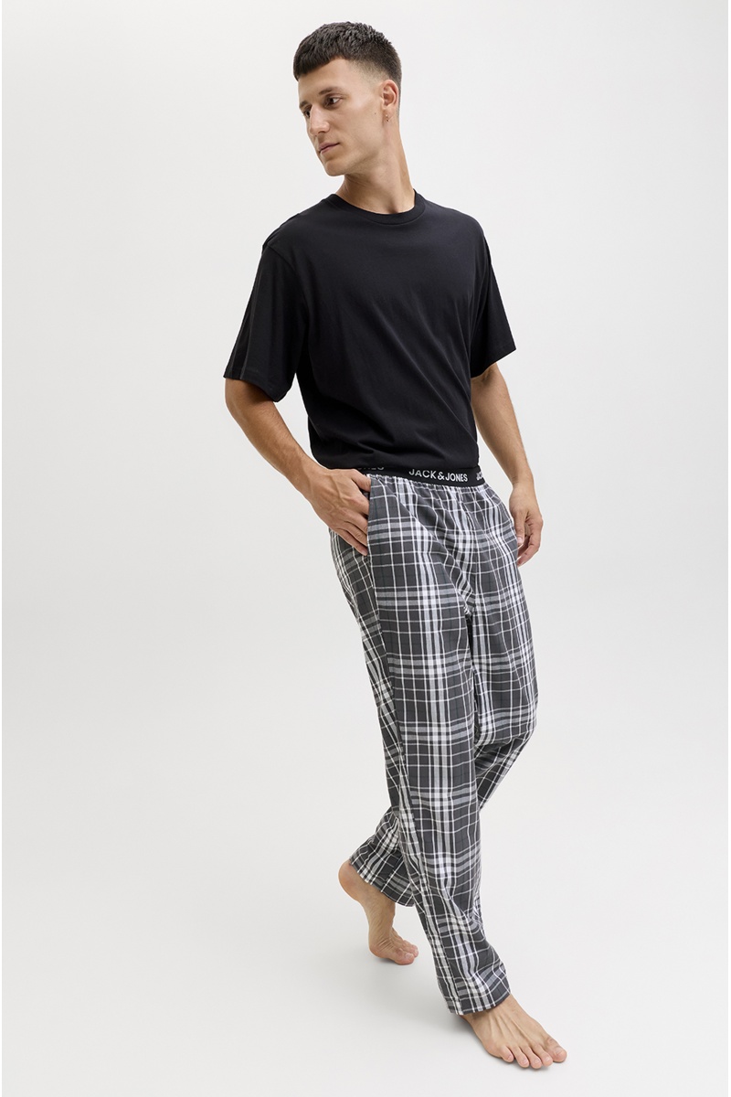 JACKandJONES ASPHAL BLACK T-SHIRTS MC 2