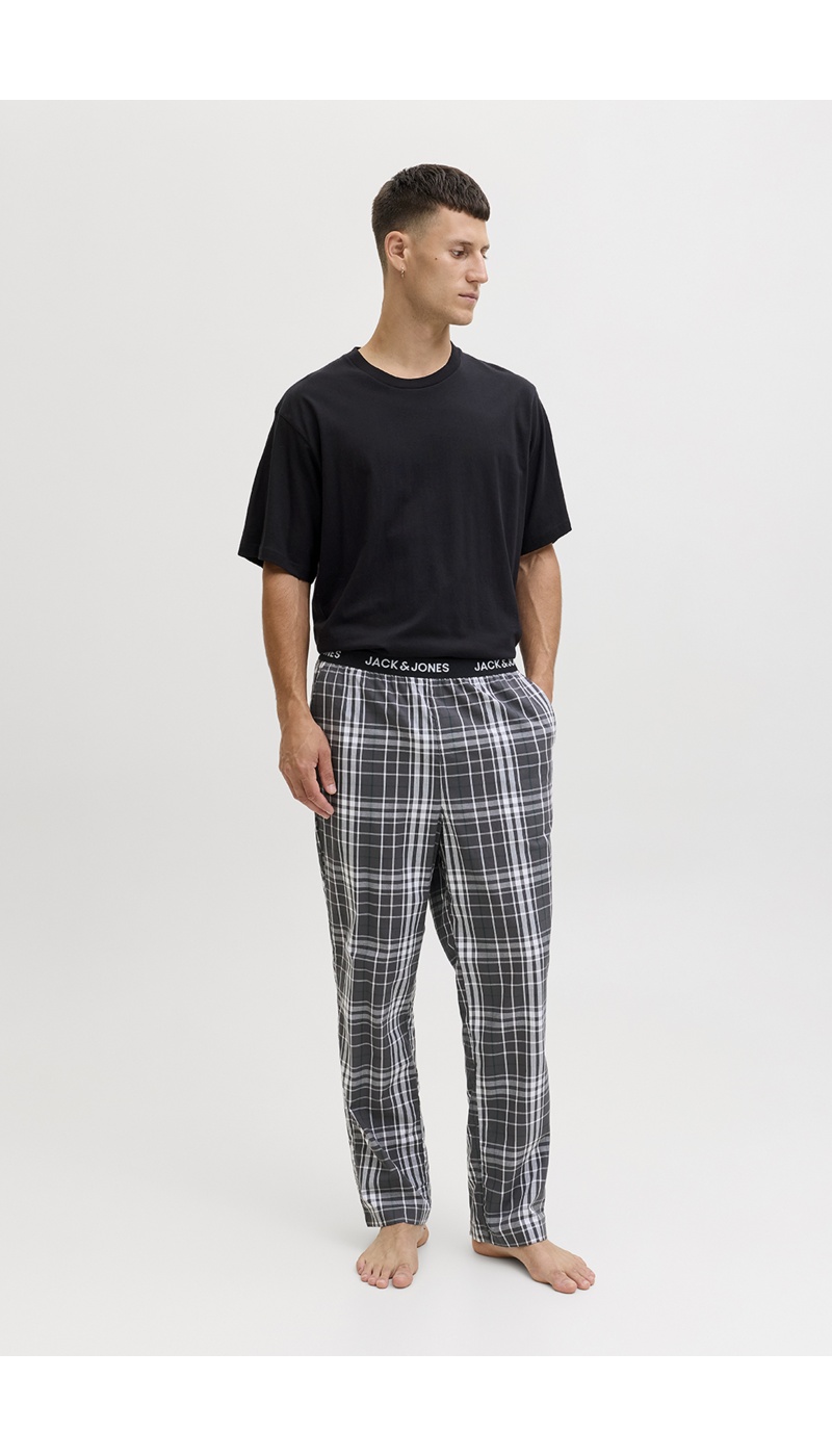 JACKandJONES ASPHAL BLACK T-SHIRTS MC