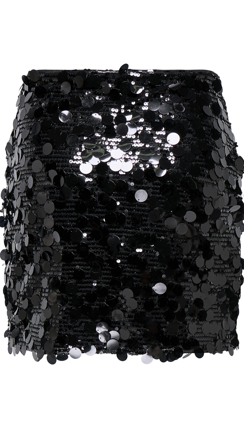 Jupe Sequin Noire ONLJADE