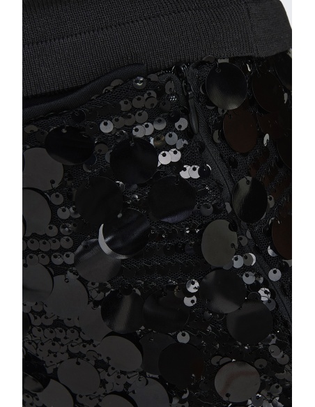 Jupe Sequin Noire ONLJADE