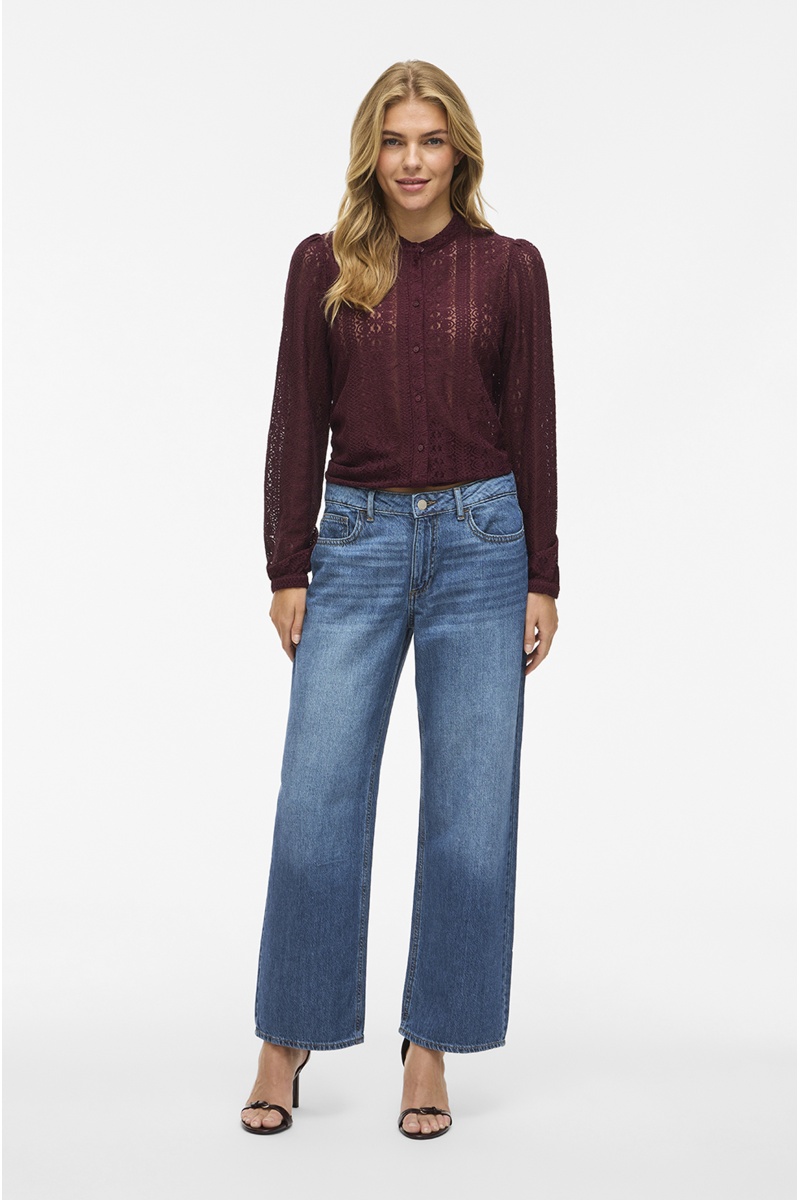 VILA A/S MEDIUM BLUE JEANS