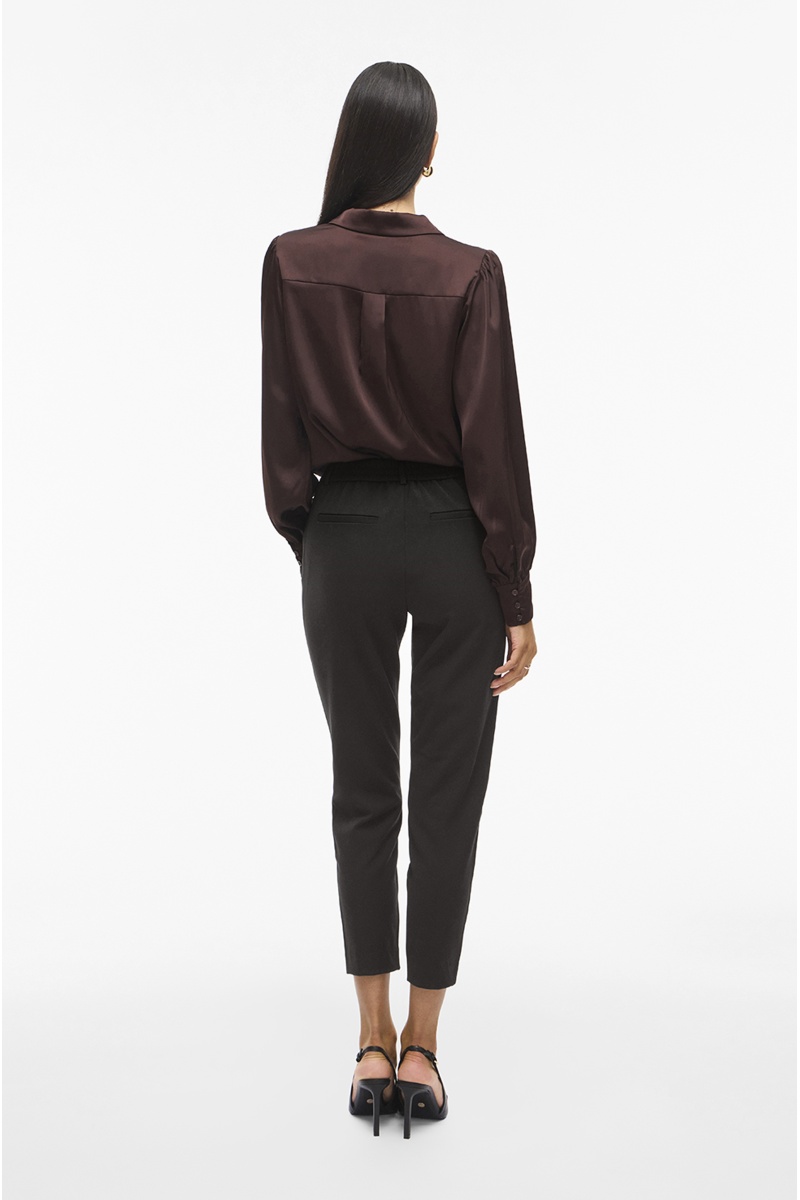 VILA A/S  BLACK PANTALONS 2