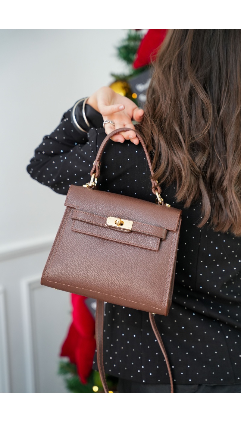 Sac Cuir Marron ELISA