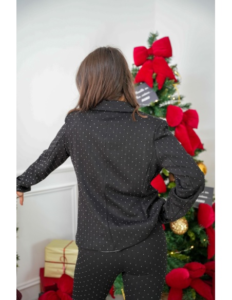 NANA MODA STRASS NOIR VESTES FEMME