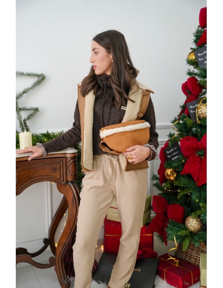 Banane Bouclette Camel CARLA