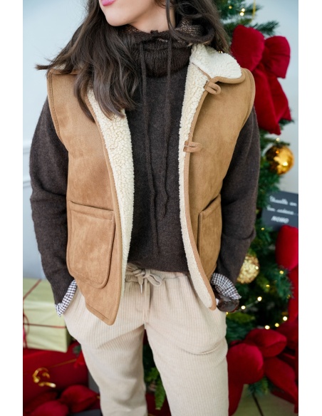 sarl lifa SANSMA CAMEL VESTES FEMME