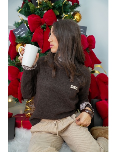 milo s CARREA MARRON PULL FEMME