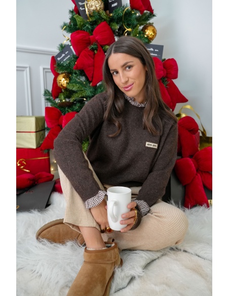 milo s CARREA MARRON PULL FEMME