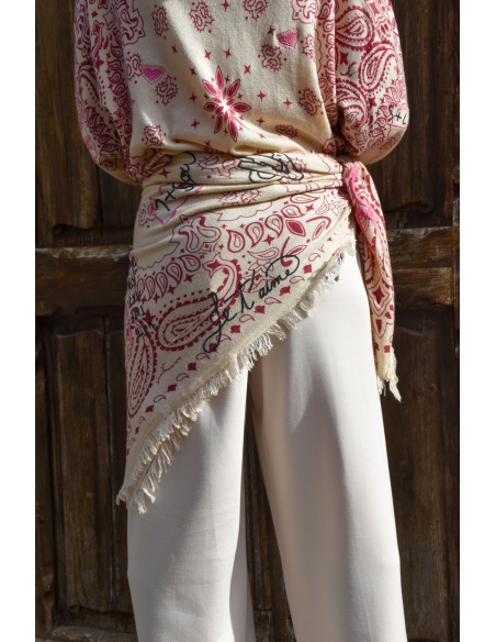 Echarpe Bandana Bordeaux LANA