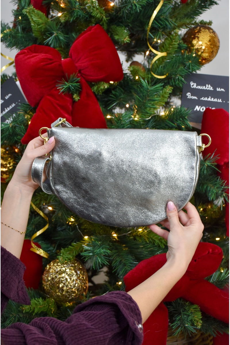 FLORA AND GEAN IMPORT IRISEE ARGENT POCHETTE 2