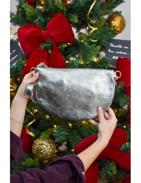 FLORA AND GEAN IMPORT IRISEE ARGENT POCHETTE