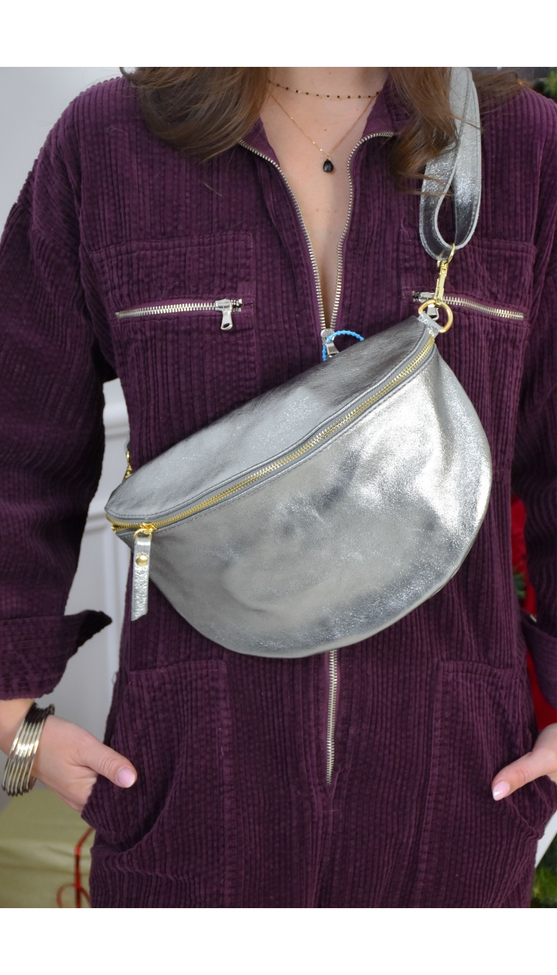 Banane Irisée Argent KIMMY