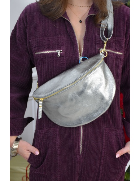 Banane Irisée Argent KIMMY