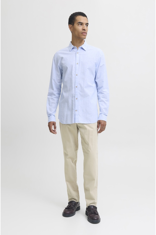 Chino Oxford Marrone Chiaro JPSTMARCO Lunghezza 32 Jack&Jones - 1 | UOMINI 2