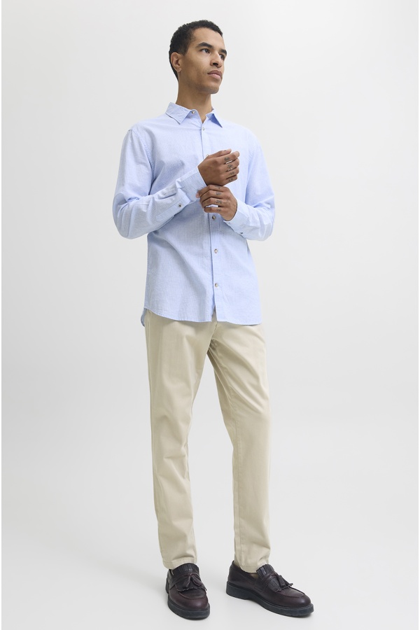 Chino Oxford Marrone Chiaro JPSTMARCO Lunghezza 32 Jack&Jones - 1 | UOMINI