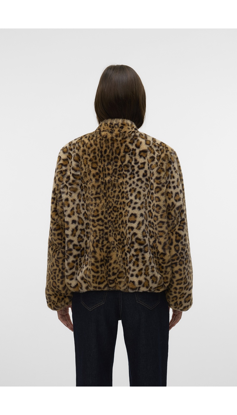 Veste Léopard Camel VMSONJALIGA