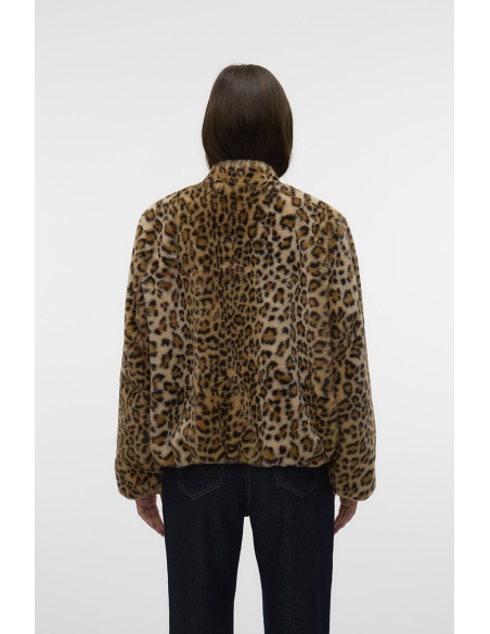 Veste Léopard Camel VMSONJALIGA