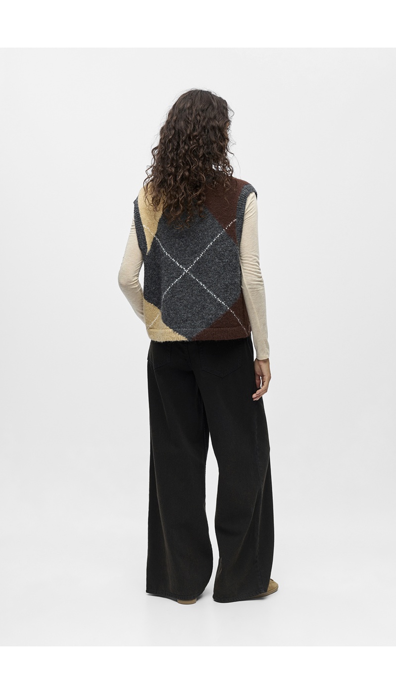 Gilet Maille Gris OBJZENA