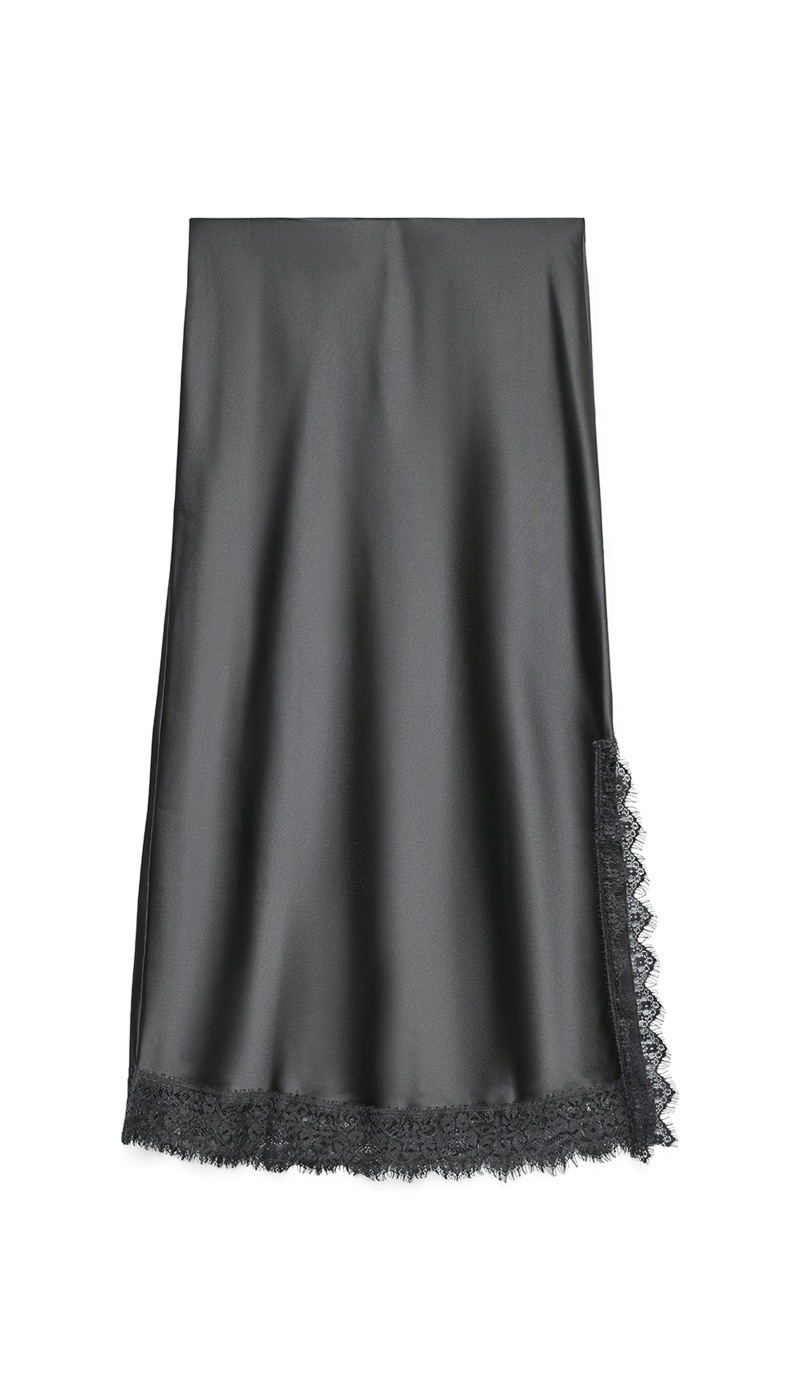 Jupe Satinée Asphalt VMHAISLEY