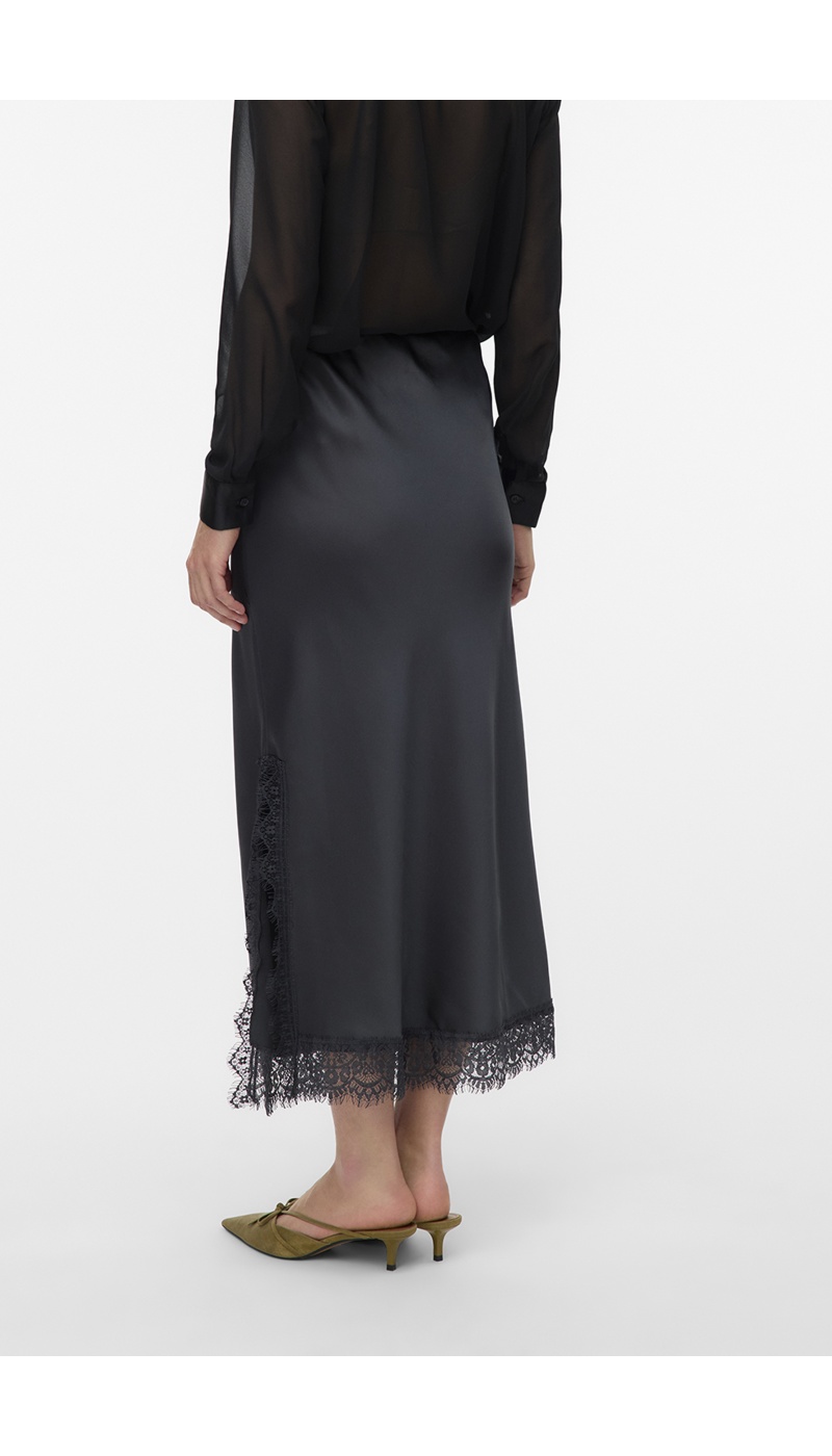 Jupe Satinée Asphalt VMHAISLEY