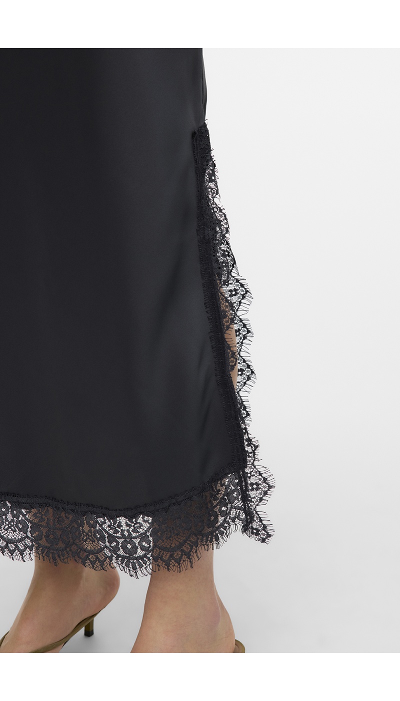 Jupe Satinée Asphalt VMHAISLEY