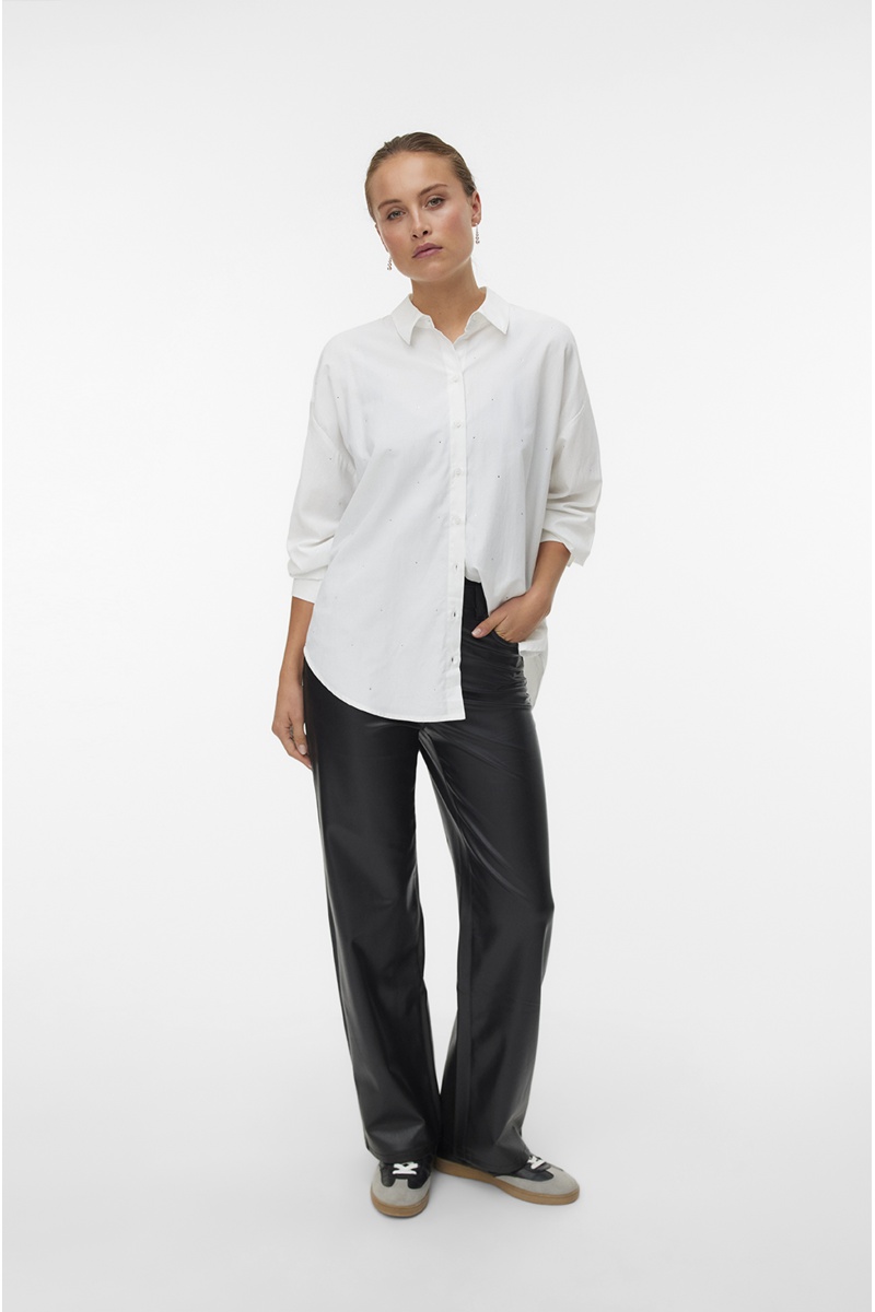 VERO MODA  BLACK PANTALONS