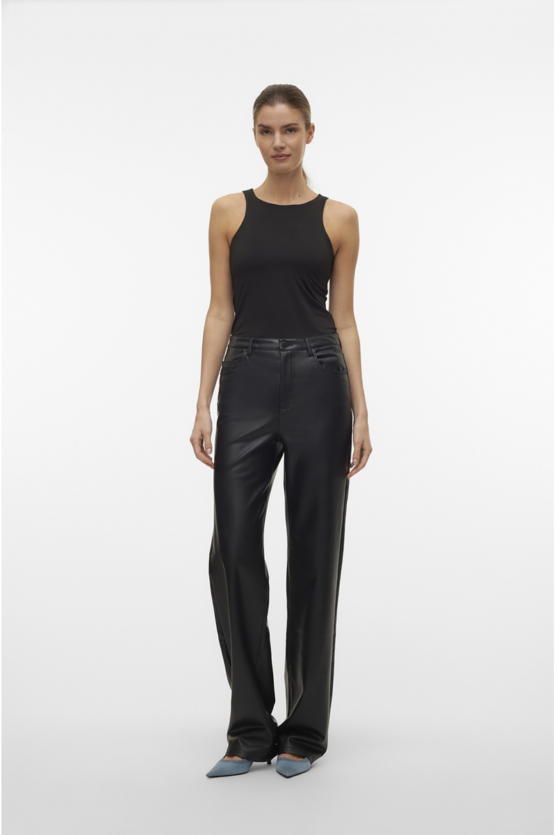 VERO MODA  BLACK PANTALONS 2