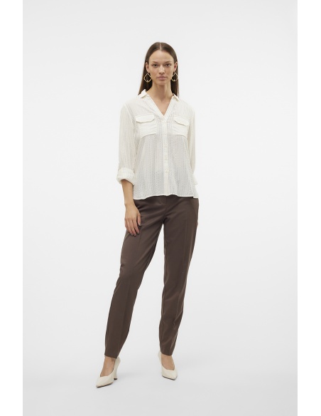 Chemise Doré Blanc VMBUMPY